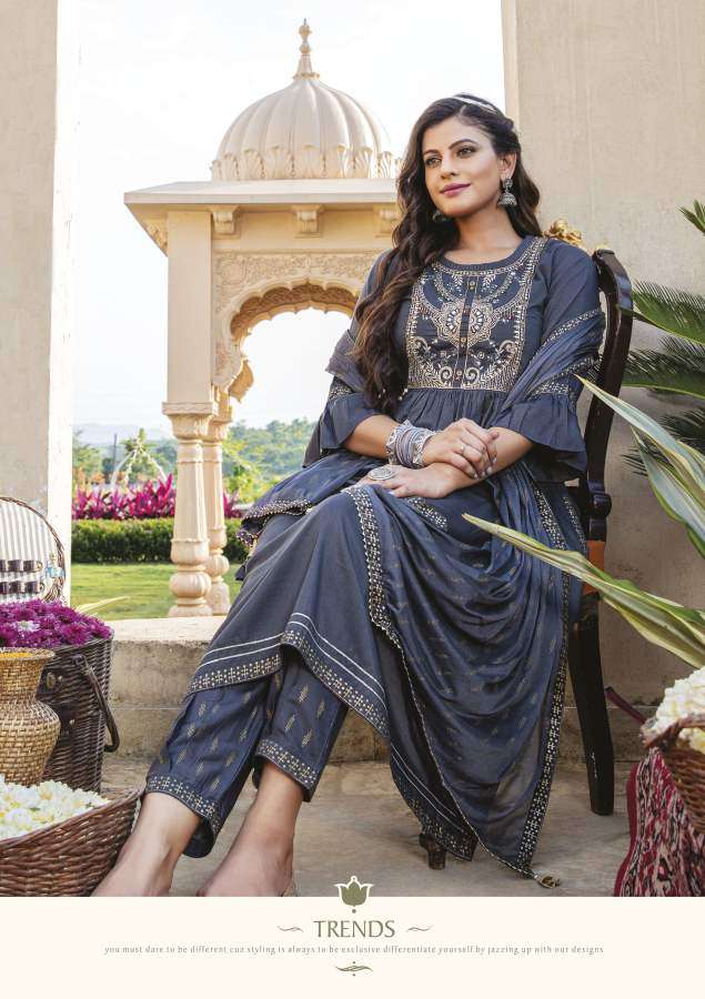 KIANA PRESENTS ISHQ HEAVY MUSLEEN WITH EMBROIDERY WHOLESALE READYMADE COLLECTION